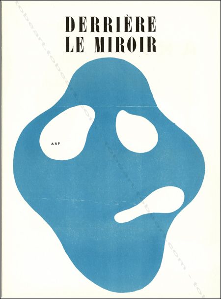 Hans ARP - DERRIERE LE MIROIR N°33. Paris, Maeght, 1950.