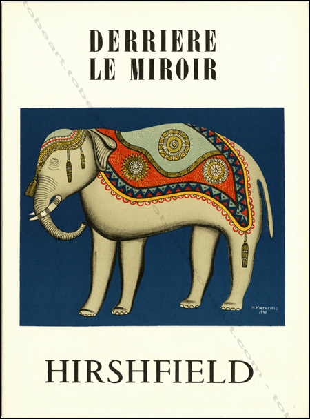 Morris HIRSHFIELD - DERRIERE LE MIROIR N°35. Paris, Maeght, 1951.