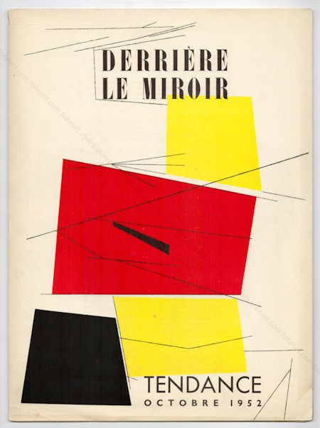 DERRIERE LE MIROIR N50 - Pablo PALAZUELO - TENDANCE. Paris, Maeght, 1952.