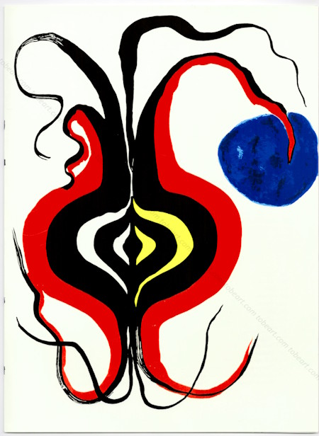 Alexander CALDER - DERRIERE LE MIROIR n156. Paris, Maeght, 1966.