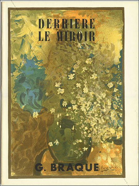 Georges BRAQUE - DERRIERE LE MIROIR N°48-49. Paris, Maeght, 1952.
