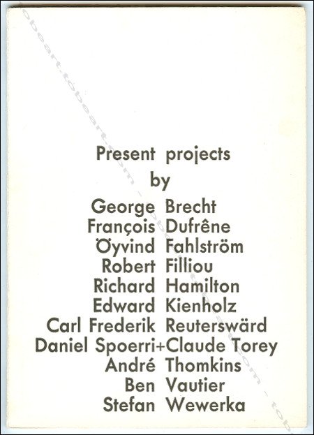 Present Projects - Malmo (Sweden), Galerie Leger, 1976. 