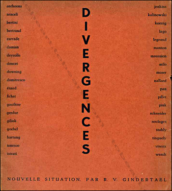 Divergences - Paris, Galerie Arnaud, 1954.