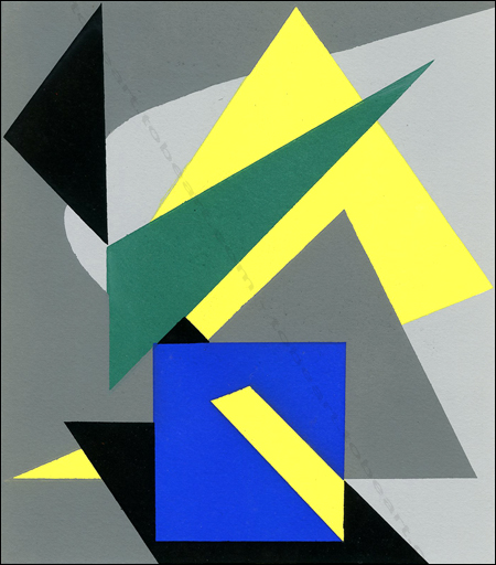 Andr&eacute; BLOC | Composition Abstraite III | Pochoir | T&eacute;moignages de l'art abstrait, 1952