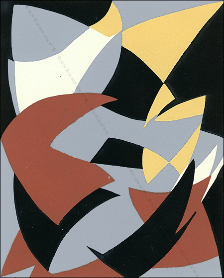Alfred RETH | Composition Abstraite XXVI | Pochoir | T&eacute;moignages de l'art abstrait, 1952