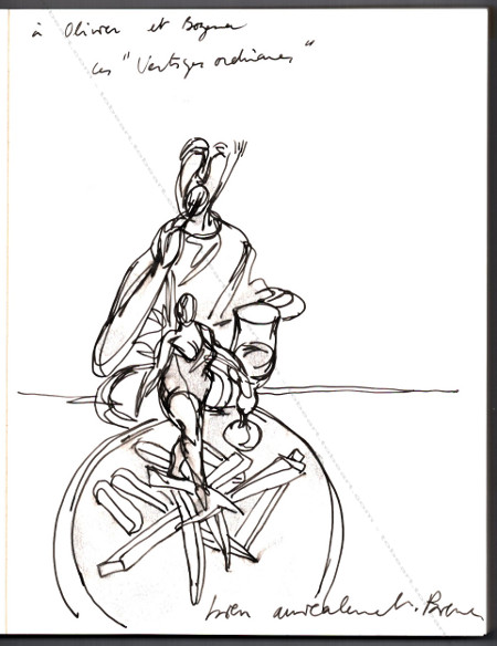Dessin d&eacute;dicac&eacute; de Pierre COLLIN. Paris, Buchet Chastel, 2007.
