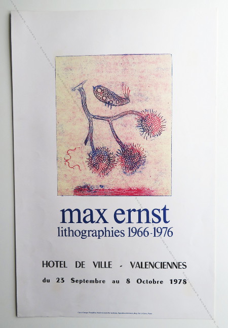 Max ERNST. Affiche originale / Original poster. Paris, Centre Pompidou - MNAM, 1978.