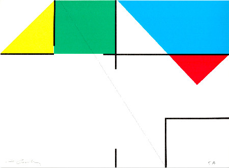 Jo GIRODON | MADI | S&eacute;rigraphie | &Eacute;ditions d'Art Paul Bourquin, 1990