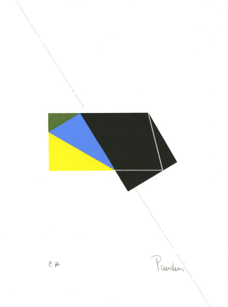 Daniel PANDINI | MADI | S&eacute;rigraphie | &Eacute;ditions d'Art Paul Bourquin, 1990