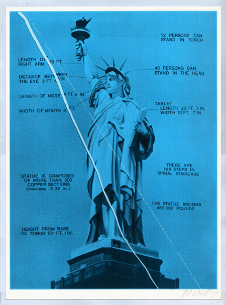 Jacques MONORY. Bicentenaire kit - USA 76 - I. S&eacute;rigraphie originale / original seelkscreen.