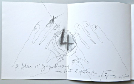 Oeuvre originale de l'artiste Antoni TÀPIES - Original Art Work from Antoni TÀPIES - Obra de arte original de Antoni TÀPIES