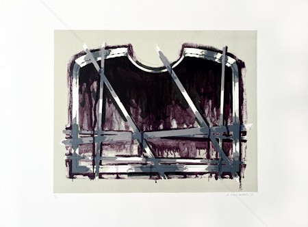 G&eacute;rard TITUS-CARMEL - Carapa�on VIII. Lithographie, 1981.