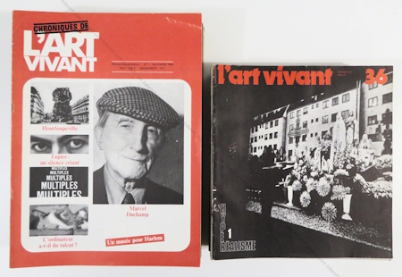 Chroniques de l'ART VIVANT. Paris, Maeght Editeur, 1968-1975.