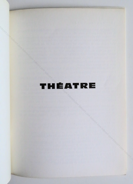 BEN (Vautier). TOUT n°9. THEATRE. Nice, Centre d'Art total (Ben), (1965).