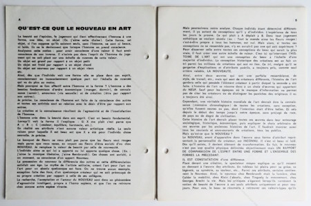 BEN (Vautier). TOUT n�9. ESTHETIQUE. Nice, Centre d'Art total (Ben), (1966).