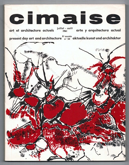CIMAISE N54 - Art et Architecture Actuels. Paris, Cimaise, 1961.