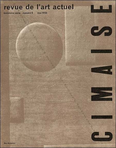 Cimaise 3ème série N°6 - Revue de l'art Actuel. Paris, Cimaise, mai 1956.