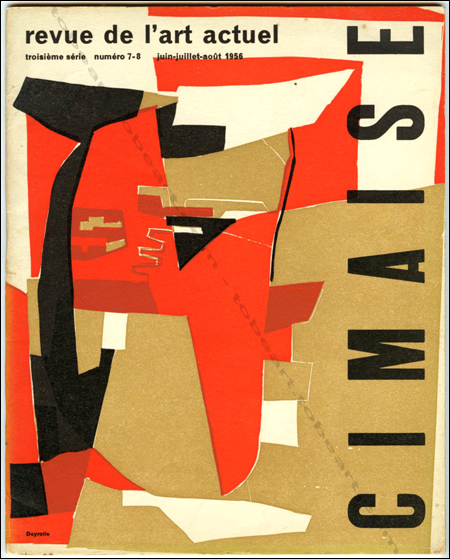 Cimaise 3ème série N°7-8 - Revue de l'art Actuel. Paris, Cimaise, mai 1956.