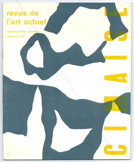 Cimaise 4ème série N°4 - Revue de l'art Actuel. Paris, Cimaise, mars-avril 1957.