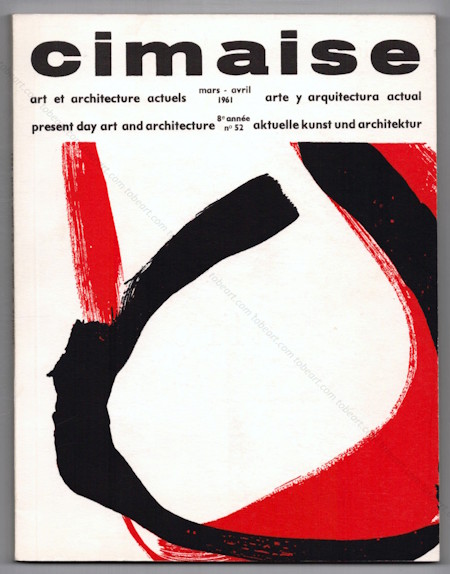CIMAISE N52 - Art et Architecture Actuels. Paris, Cimaise, 1961.