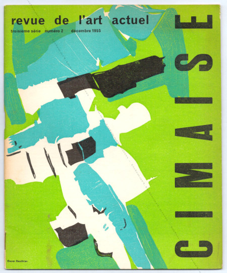Cimaise 3ème série N°2 - Revue de l'art Actuel. Paris, Cimaise, décembre 1955.