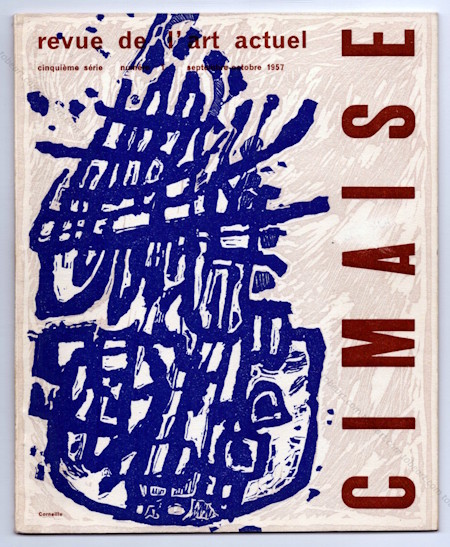 CIMAISE 5me srie n1 - Revue de l'art Actuel. Paris, Cimaise,  septembre-octobre 1957.