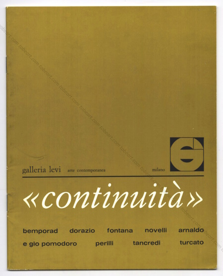  Continuità. Milano, Galleria Levi, 1962.