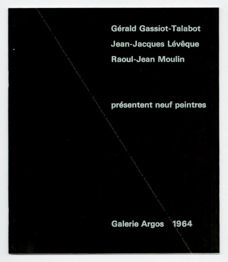 Neuf peintres. Nantes, Galerie Argos, 1964.