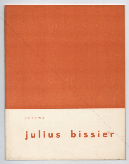 Julius BISSIER. Paris, Cimaise, novembre-dcembre 1961.