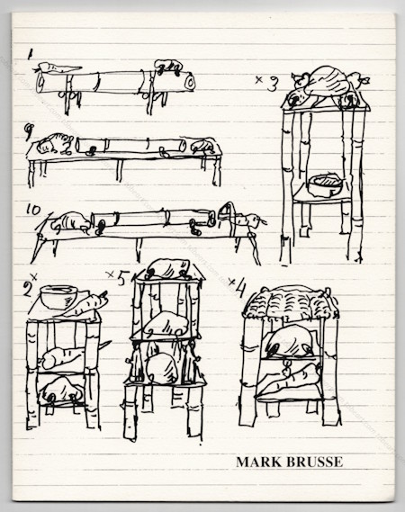 Mark BRUSSE - Sculpture Dessins. Corbeil-Essonnes, CAC, 1992.