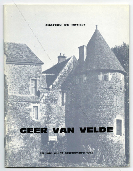 Geer Van VELDE 1898-1977. Chateau de Ratilly, 1972.