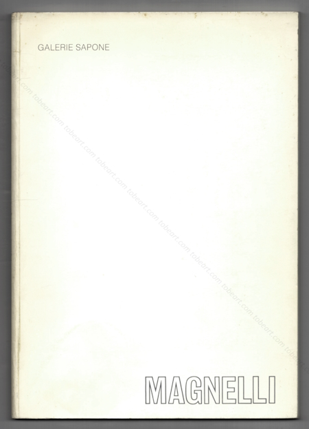 Alberto MAGNELLI - Rtrospective d'oeuvres sur papier en hommage au centenaire de sa naissance. Nice, Galerie Sapone, 1988.