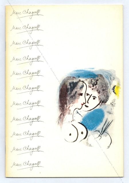 Marc CHAGALL - Ausstellung. Graphik aus den jahren 1950-1956. Bern, Gutekunst & Klipstein, 1956.