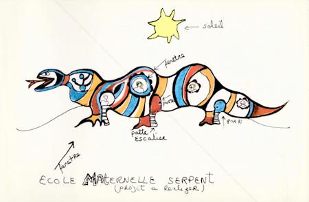 Ralisations & Projets d'Architectures de Niki de SAINT PHALLE. Paris, Galerie Alexandre Iolas, 1974.