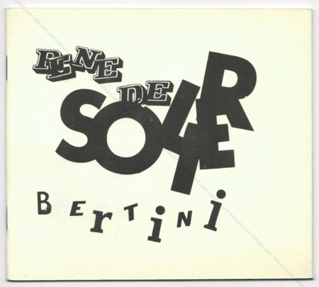 Gianni Bertini - Ren de Solier. Bruxelles, Palais des Beaux-Arts, 1963.
