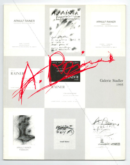 Arnulf RAINER. Paris, Galerie Stadler, 1995.