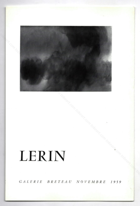 Fernando LERIN. Bruxelles, Palais des Beaux-Arts / Galerie Aujourd'Hui, 1961.