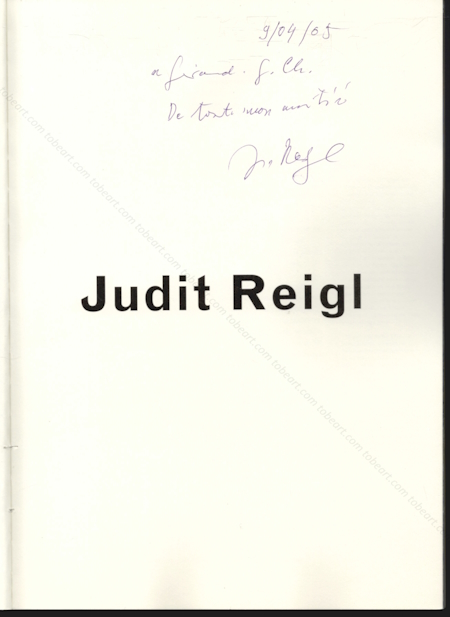 Judit REIGL. Paris, Editions Prgrines / Le Seuil, 2003.