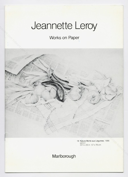 Jeannette LEROY - Works on Paper. New York, Marlborough Gallery, 1986.