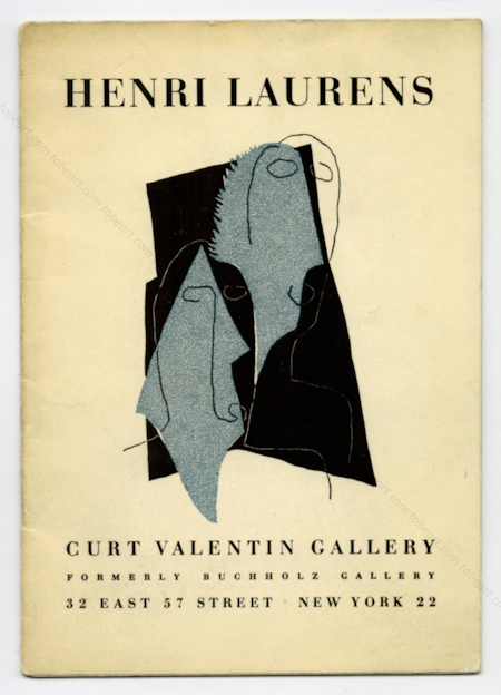 Henri LAURENS. New York, Curt Valentin (Buchholz) Gallery, 1952.