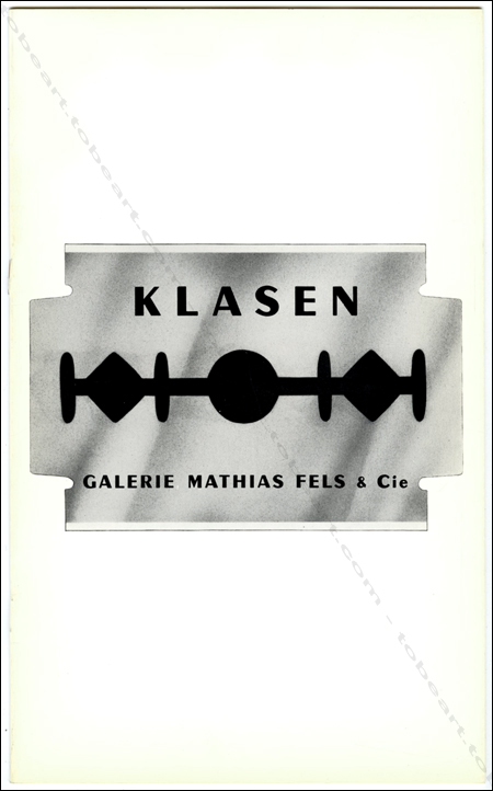 Peter Klasen. Paris, Galerie Mathias Fels, 1968.