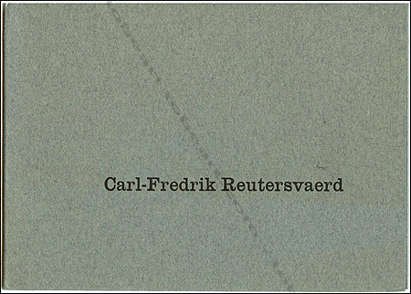 Carton d'invitation aux expositions Carl-Fredrik REUTERSVAERD - Images Plexiques. Paris, Galerie La Roue et London, ICA, 1957.