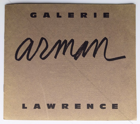 ARMAN. Paris, Galerie Lawrence, 1962.