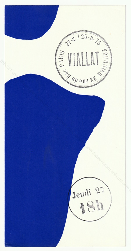 Claude VIALLAT. Paris, Galerie Jean Fournier, 1975.