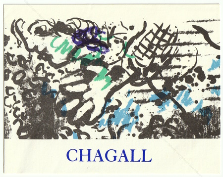 Marc CHAGALL - Oeuvres rcentes. Paris, Galerie Maeght, 1969.