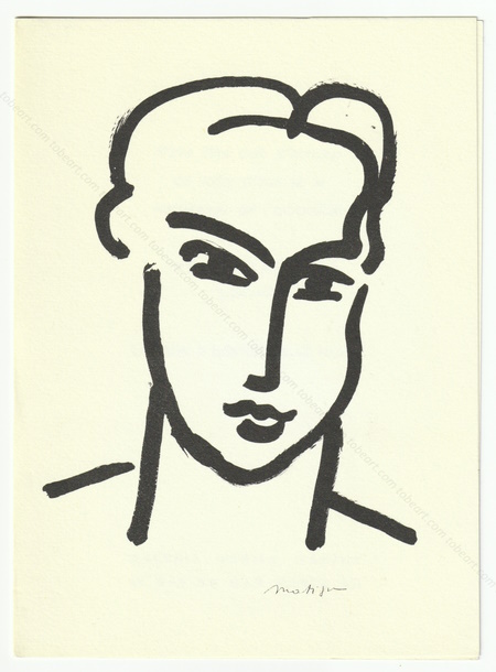Henri MATISSE - Gravures. Paris, Galerie Maeght, 1964.