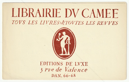 Camille BRYEN. Paris, Librairie du Came, 1947.