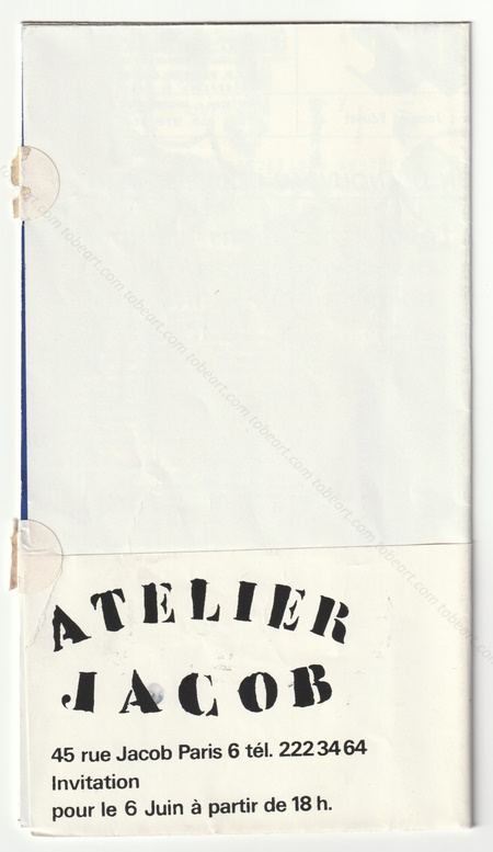 Jean CLERT. Paris, Atelier Jacob, 1973.