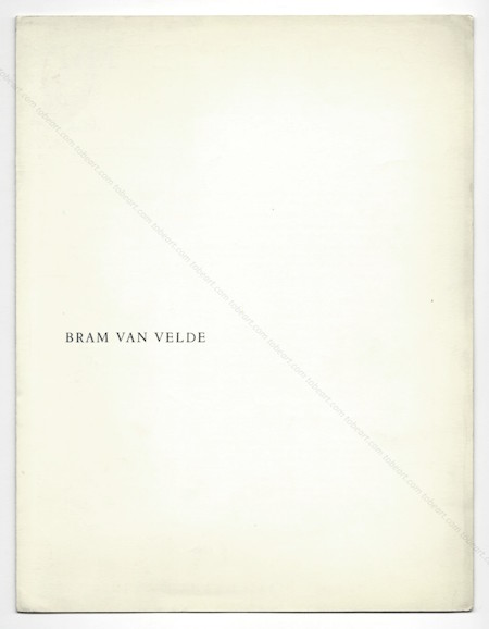 Bram van VELDE | Galerie Michel Warren, 1957