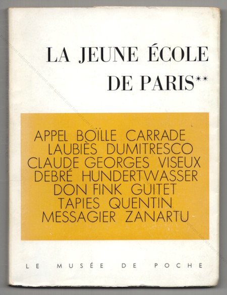 ÉCOLE DE PARIS | Paris, Éditions Georges Fall, 1958.